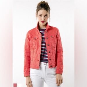 Saint James Coral Denim Jacket